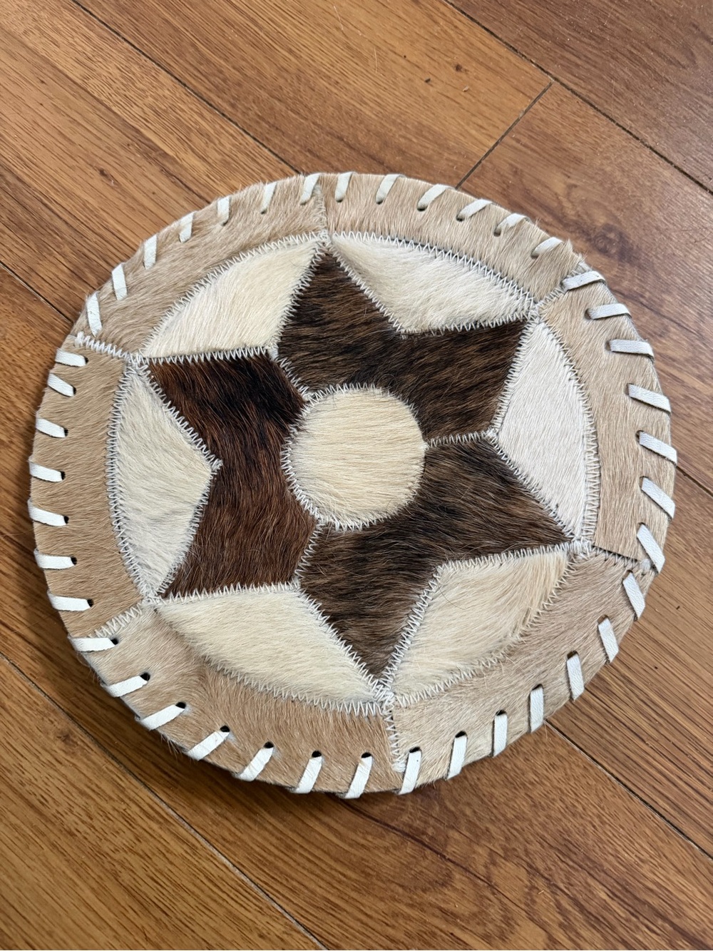 Cowhide Star Decor